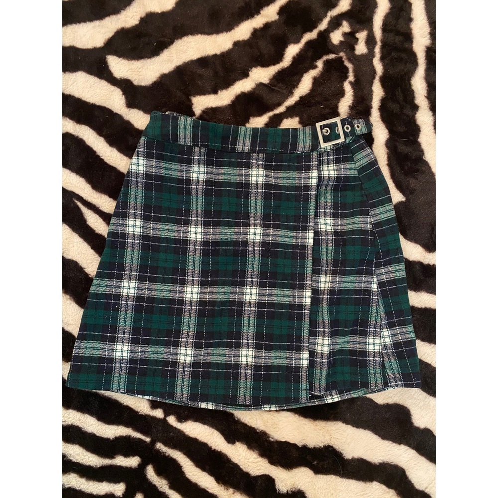 Brandy Melville plaid wrap dress new with tags